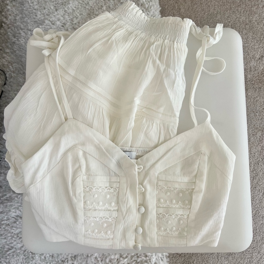 Princess Polly~ white two piece set
